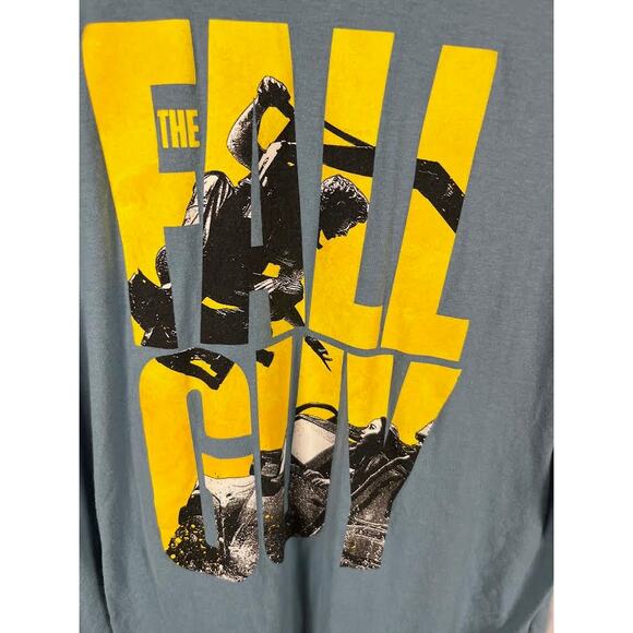 The Fall Guy Action Movie T-Shirt XL Blue Graphic Tee Ryan Gosling Film Tultex - Picture 2 of 4